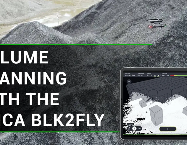 Leica BLK2FLY를 사용한 볼륨 검색