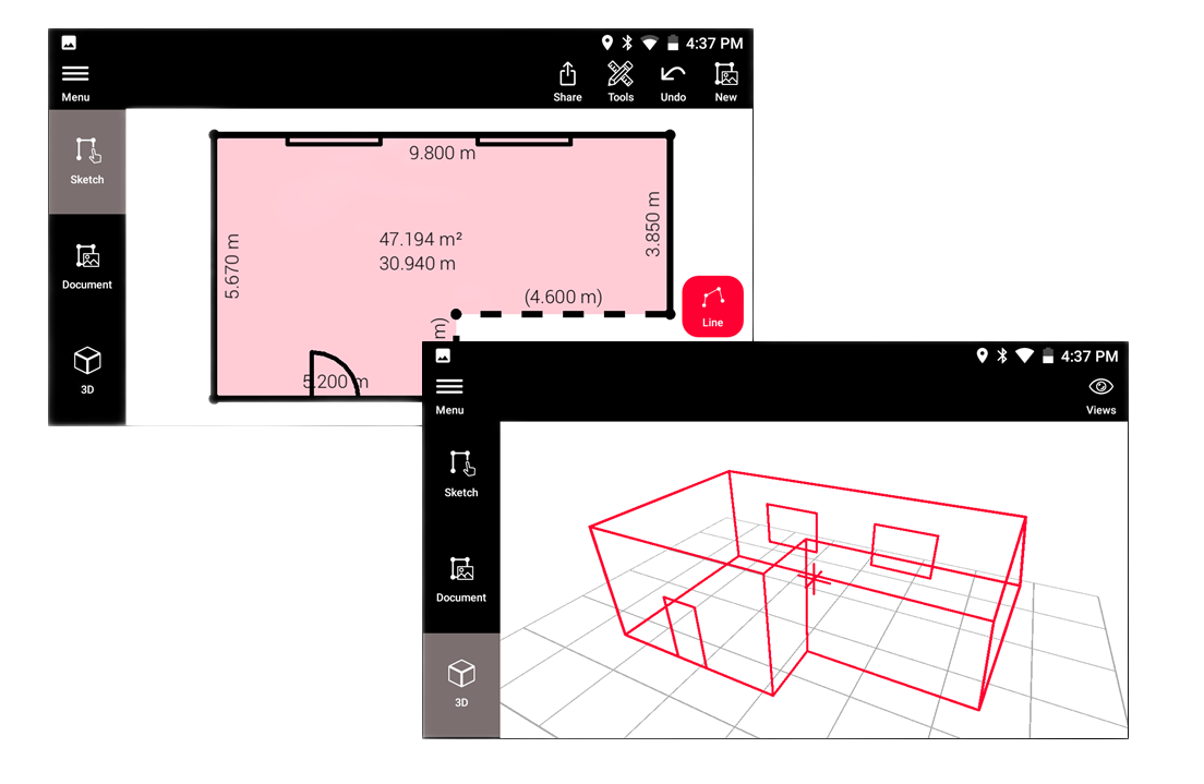 BLK3D 스케치 및 문서